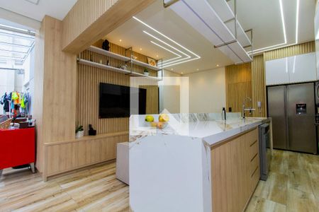 Sala, Cozinha e Área de Serviço de apartamento para alugar com 2 quartos, 85m² em Penha de França, São Paulo