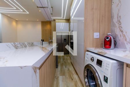 Sala, Cozinha e Área de Serviço de apartamento para alugar com 2 quartos, 85m² em Penha de França, São Paulo