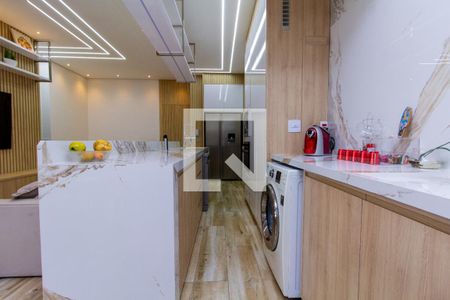 Sala, Cozinha e Área de Serviço de apartamento para alugar com 2 quartos, 85m² em Penha de França, São Paulo