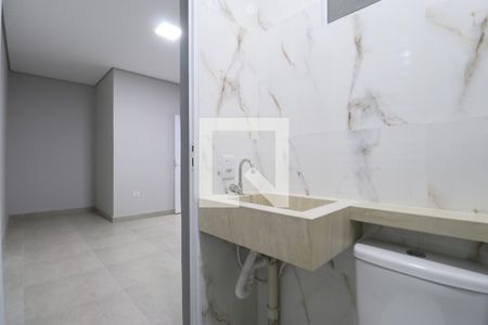 Banheiro de kitnet/studio à venda com 1 quarto, 35m² em Vila Romana, São Paulo