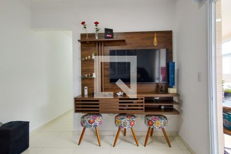 Sala de apartamento para alugar com 2 quartos, 77m² em Aviação, Praia Grande