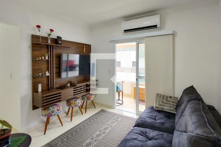 Sala de apartamento para alugar com 2 quartos, 77m² em Aviação, Praia Grande