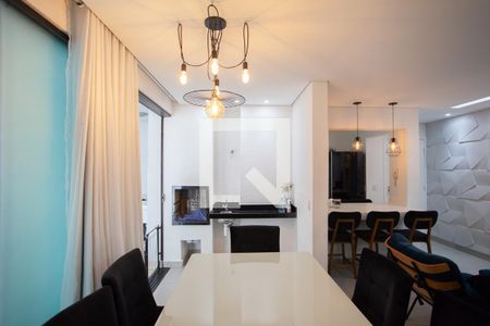 Varanda Gourmet  de apartamento à venda com 3 quartos, 120m² em Santa Amelia, Belo Horizonte