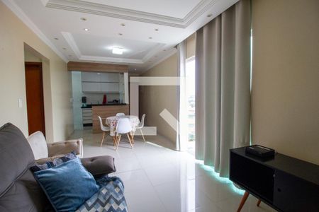 Sala de apartamento para alugar com 2 quartos, 68m² em Jardim Maria do Carmo, Sorocaba