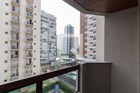 Varanda da Sala de apartamento à venda com 3 quartos, 103m² em Indianópolis, São Paulo