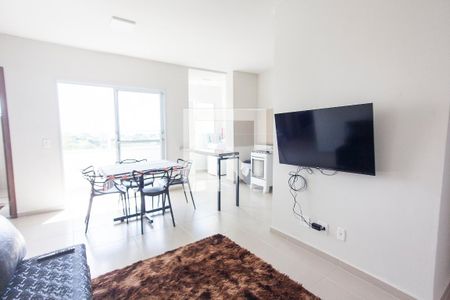 Sala de apartamento para alugar com 2 quartos, 60m² em Morumbi, Uberlândia