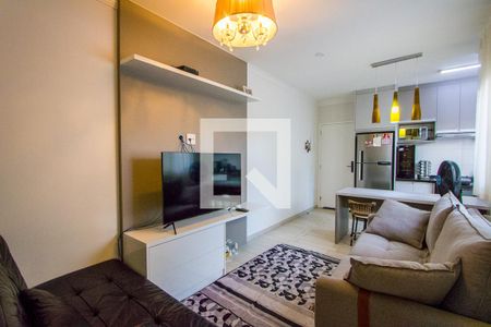 Sala de apartamento à venda com 2 quartos, 50m² em Vila América, Santo André