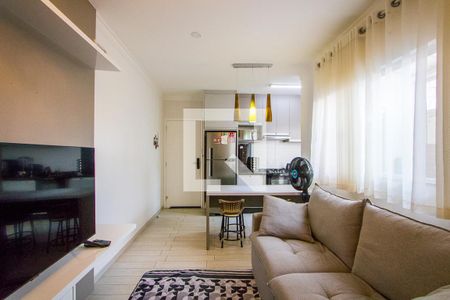 Sala de apartamento à venda com 2 quartos, 50m² em Vila América, Santo André