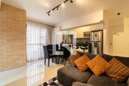 Sala de apartamento para alugar com 1 quarto, 50m² em Vila Nova Conceição, São Paulo