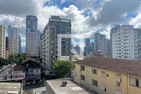 Vista da Sala de apartamento para alugar com 3 quartos, 142m² em Boqueirão, Santos