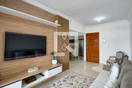 Sala de apartamento para alugar com 2 quartos, 79m² em Nova Mirim, Praia Grande