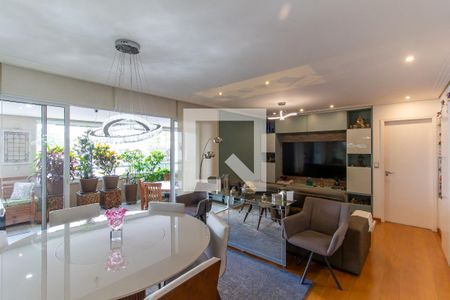 Sala de apartamento à venda com 3 quartos, 132m² em Vila Romana, São Paulo