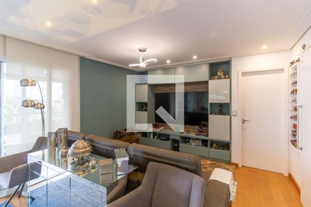 Sala de apartamento à venda com 3 quartos, 132m² em Vila Romana, São Paulo