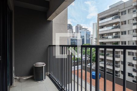 Varanda da Sala/Quarto de kitnet/studio à venda com 1 quarto, 38m² em Bela Vista, São Paulo