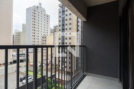 Varanda da Sala/Quarto de kitnet/studio à venda com 1 quarto, 38m² em Bela Vista, São Paulo