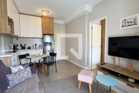 Sala de apartamento para alugar com 1 quarto, 39m² em Bethaville I, Barueri