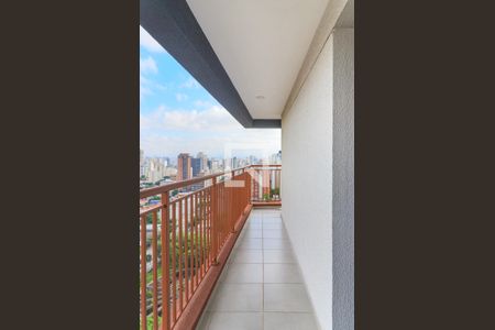 Varanda da Sala de apartamento para alugar com 1 quarto, 57m² em Santo Amaro, São Paulo