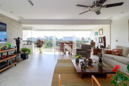 Sala de apartamento à venda com 4 quartos, 499m² em Santo Amaro, São Paulo