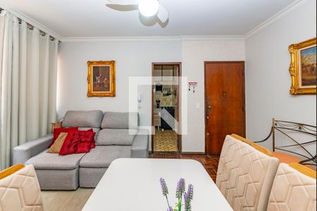 Sala de apartamento à venda com 2 quartos, 65m² em Nova Suíça, Belo Horizonte