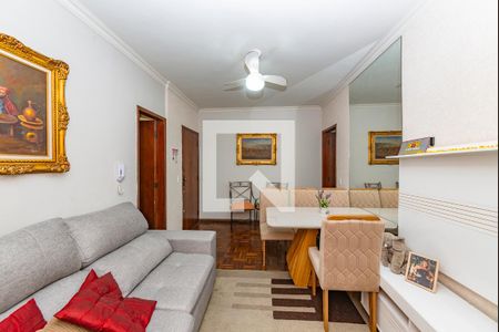 Sala de apartamento à venda com 2 quartos, 65m² em Nova Suíça, Belo Horizonte