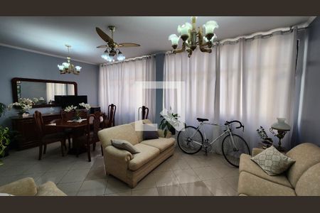 Sala de apartamento para alugar com 3 quartos, 140m² em José Menino, Santos