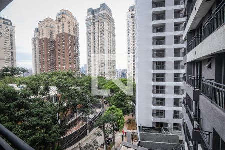 Vista da Varanda de kitnet/studio à venda com 1 quarto, 26m² em Cidade Jardim, São Paulo