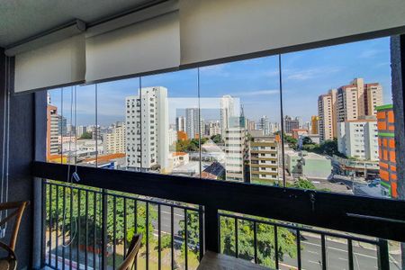 Varanda Quarto de apartamento à venda com 1 quarto, 25m² em Vila Mariana, São Paulo