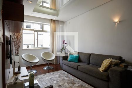 Sala de apartamento à venda com 3 quartos, 95m² em Santo Antônio, Belo Horizonte