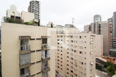 Vista da Varanda da Suíte de apartamento à venda com 1 quarto, 42m² em Itaim Bibi, São Paulo