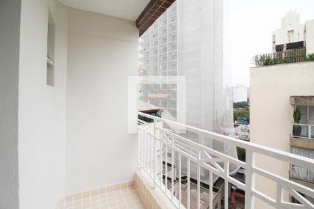 Varanda da Suíte de apartamento à venda com 1 quarto, 42m² em Itaim Bibi, São Paulo