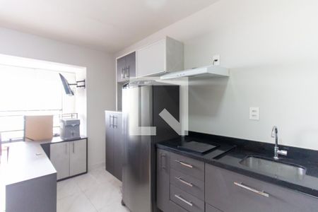 Studio - Cozinha de kitnet/studio para alugar com 1 quarto, 33m² em Bom Retiro, São Paulo