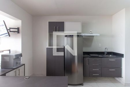 Studio - Cozinha de kitnet/studio para alugar com 1 quarto, 33m² em Bom Retiro, São Paulo