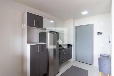 Studio - Cozinha de kitnet/studio para alugar com 1 quarto, 33m² em Bom Retiro, São Paulo