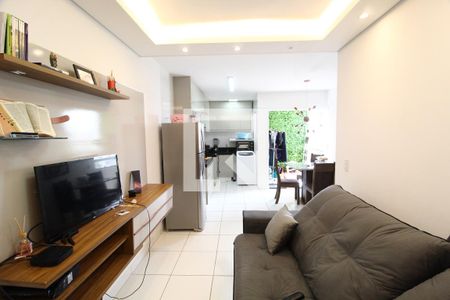 Sala de apartamento para alugar com 2 quartos, 60m² em Granada, Uberlândia