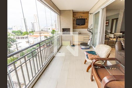 Varanda de apartamento à venda com 3 quartos, 110m² em Parque da Mooca, São Paulo