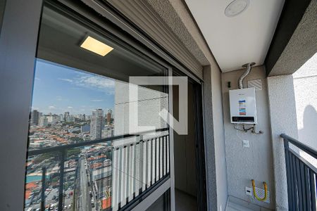 Varanda do Quarto de apartamento à venda com 1 quarto, 31m² em Vila Prudente, São Paulo