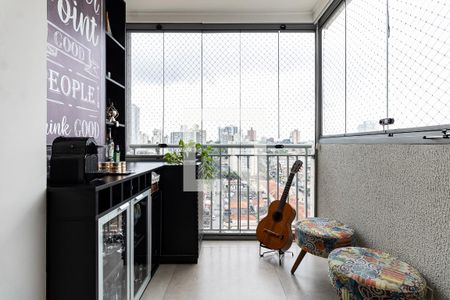 Varanda da Sala de apartamento para alugar com 2 quartos, 50m² em Vila Santa Catarina, São Paulo