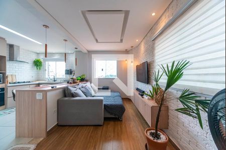 Sala de casa à venda com 3 quartos, 141m² em Vila Eldizia, Santo André