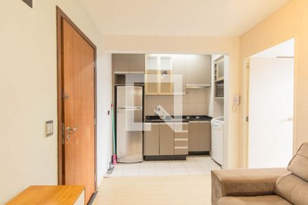 Sala/Cozinha de apartamento para alugar com 1 quarto, 28m² em Prado Velho, Curitiba