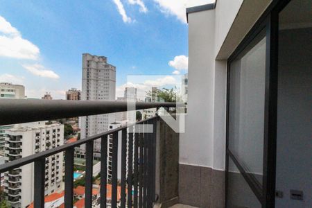 Varanda da Sala de apartamento para alugar com 4 quartos, 134m² em Indianópolis, São Paulo