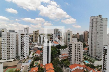 Vista da Sala de apartamento para alugar com 4 quartos, 134m² em Indianópolis, São Paulo