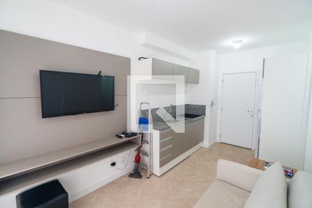 Sala/Cozinha de apartamento à venda com 1 quarto, 34m² em Vila Clementino, São Paulo