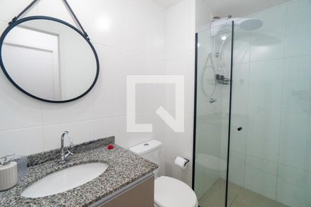 Banheiro de apartamento à venda com 1 quarto, 34m² em Vila Clementino, São Paulo