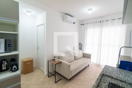 Sala/Cozinha de apartamento à venda com 1 quarto, 34m² em Vila Clementino, São Paulo