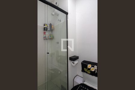 banheiro social de apartamento à venda com 1 quarto, 32m² em Sacomã, São Paulo