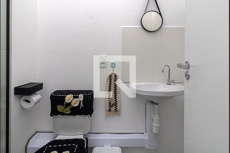 banheiro social de apartamento à venda com 1 quarto, 32m² em Sacomã, São Paulo