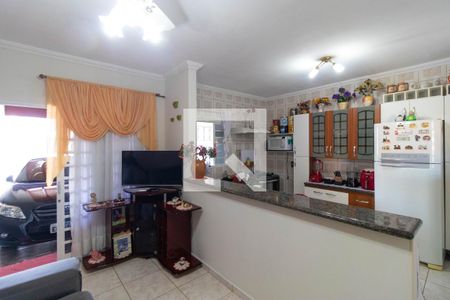 Sala 01 de casa à venda com 3 quartos, 135m² em Parque Via Norte, Campinas