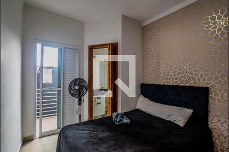 Quarto Suíte de apartamento à venda com 2 quartos, 58m² em Vila Camilópolis, Santo André