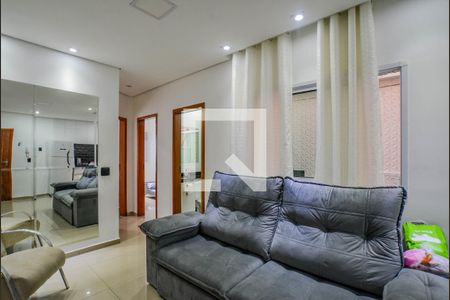 Sala de apartamento à venda com 2 quartos, 58m² em Vila Camilópolis, Santo André