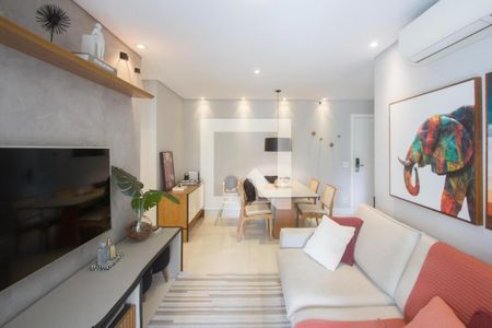 Sala de apartamento à venda com 2 quartos, 72m² em Jardim das Acacias, São Paulo